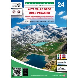 Fraternali Editore Cartina Valle Orco Gran Paradiso - Giuglar