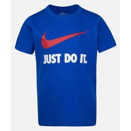 Nike Junior Nkb Swoosh Jdi Ss Tee T-Shirt M/M Blu Royal Junior - Giuglar