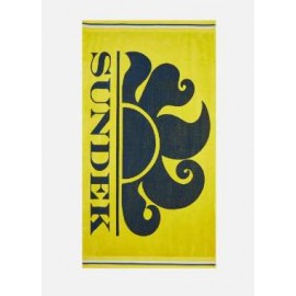 Sundek New Classic Logo Wow 14 Telo Mare Spugna Giallo/Blu - Giuglar