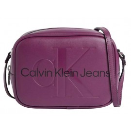 Calvin Klein Accessori Sculpted Camera Bag18 Mono Amaranth Borsetta Viola - Giuglar
