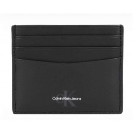 Calvin Klein Accessori Monogram Soft Cardcase Black Portatessere Nero Uomo - Giuglar