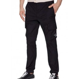 Calvin Klein Jeans Skinny Washed Cargo Pant Nero Uomo - Giuglar