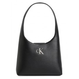 Calvin Klein Accessori Minimal Monogram Shoulder Bag T Borsetta Ecopelle Righe Nera - Giuglar