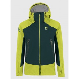 Karpos Storm Evo Jacket Forest/Kiwi Colada Guscio Verde/Lime Uomo - Giuglar Shop
