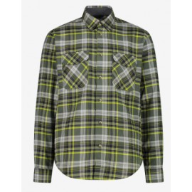 Cmp Man Shirt Camicia Scozzese Verde/Lime Uomo - Giuglar Shop