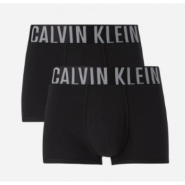 Calvin Klein Underwear Trunk 2Pk Ub1 Boxer Neri Elastico Alto - Giuglar
