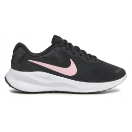 W Nike Revolution 7 Black/Med Soft Pink-White Donna - Giuglar