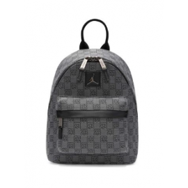 Nike Jordan Monogram Mini Backpack Dk Smoke Grey Zainetto Tela Grigia | Giuglar