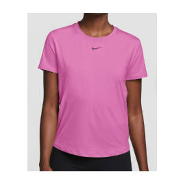 Nike W Nk One Classic Df Ss Top T-Shirt M/M Dri-Fit Rosa Donna - Giuglar