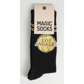 Magic Socks Calze Spugna Nere Los Angeles Adulto - Giuglar Shop