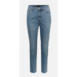 Vero Moda Vmbrenda Hr Straight Gu384 Ga Noos Jeans Lght Blue Denim Donna - Giuglar Shop