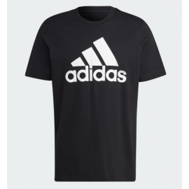 Adidas M Bl Sj T T-Shirt M/M Nera Logo Grande Triangolo Bianco Uomo - Giuglar
