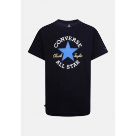Converse Cnvb Sustainable Core Ss T-Shirt M/M Nera Logo Azz Junior Bimbo - Giuglar Shop