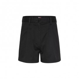 Tommy Jeans Tjw Claire Hr Pleated Shorts Nero Donna - Giuglar Shop