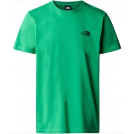 The North Face M S/S Simple Dome T-Shirt M/M Optic Emerald Logo Piccolo Uomo - Giuglar