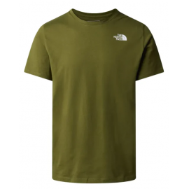 The North Face M Foundation Mountain Lines Graphic T-Shirt M/M Forest Olive Uomo - Giuglar